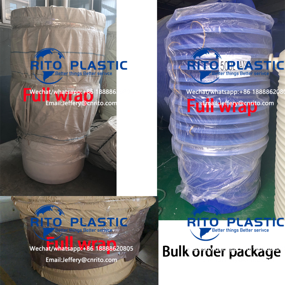(RP-RD) plastic big round water pond fish farming tanks
