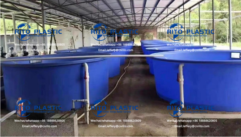 (RP-CBT)wholesale plastic koi fish pe conical bottom tank