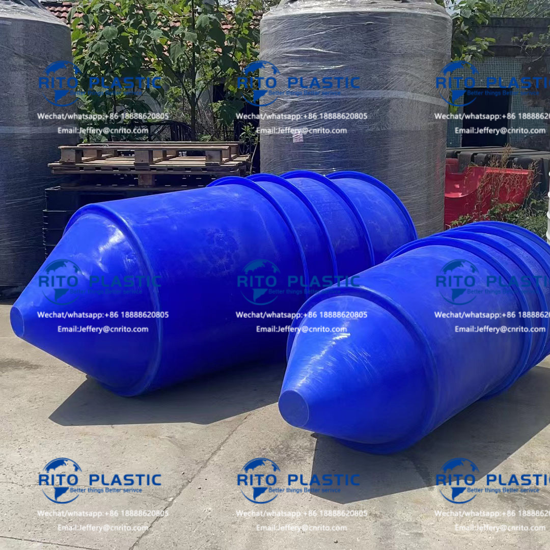(RP-CBT)wholesale plastic koi fish pe conical bottom tank