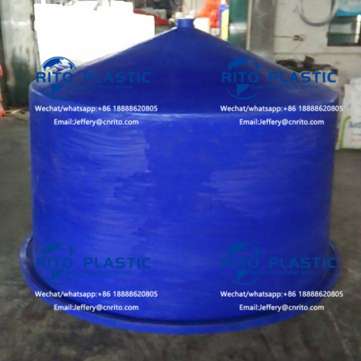 (RP-CBT)wholesale plastic koi fish pe conical bottom tank