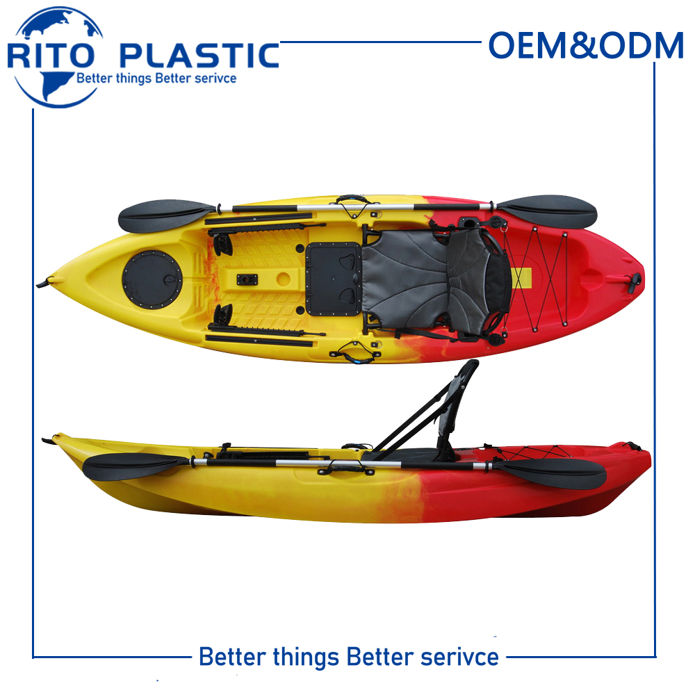 (RP-SOT285single/sunrise) 9.5ft cheap single fishing kayak
