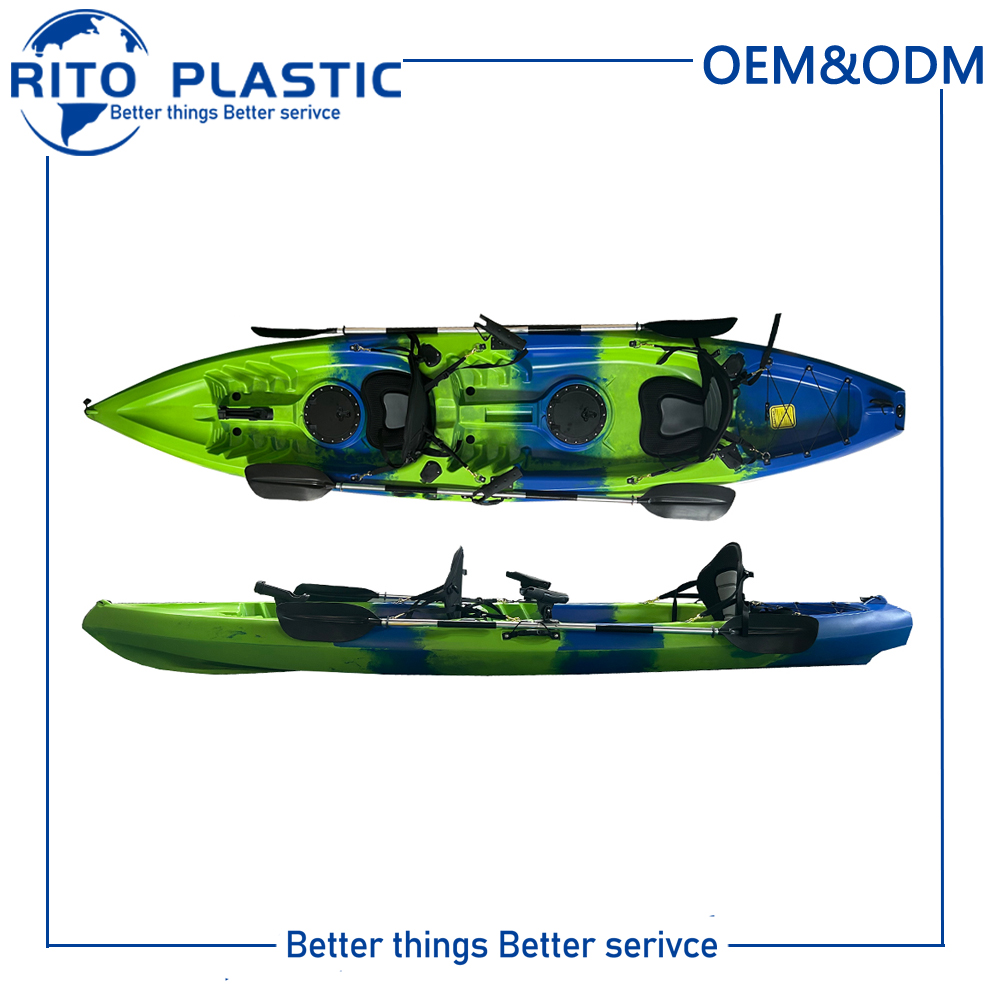 (RP-SOT380Tandem/River)12.6ft rotomold play tandem kayak