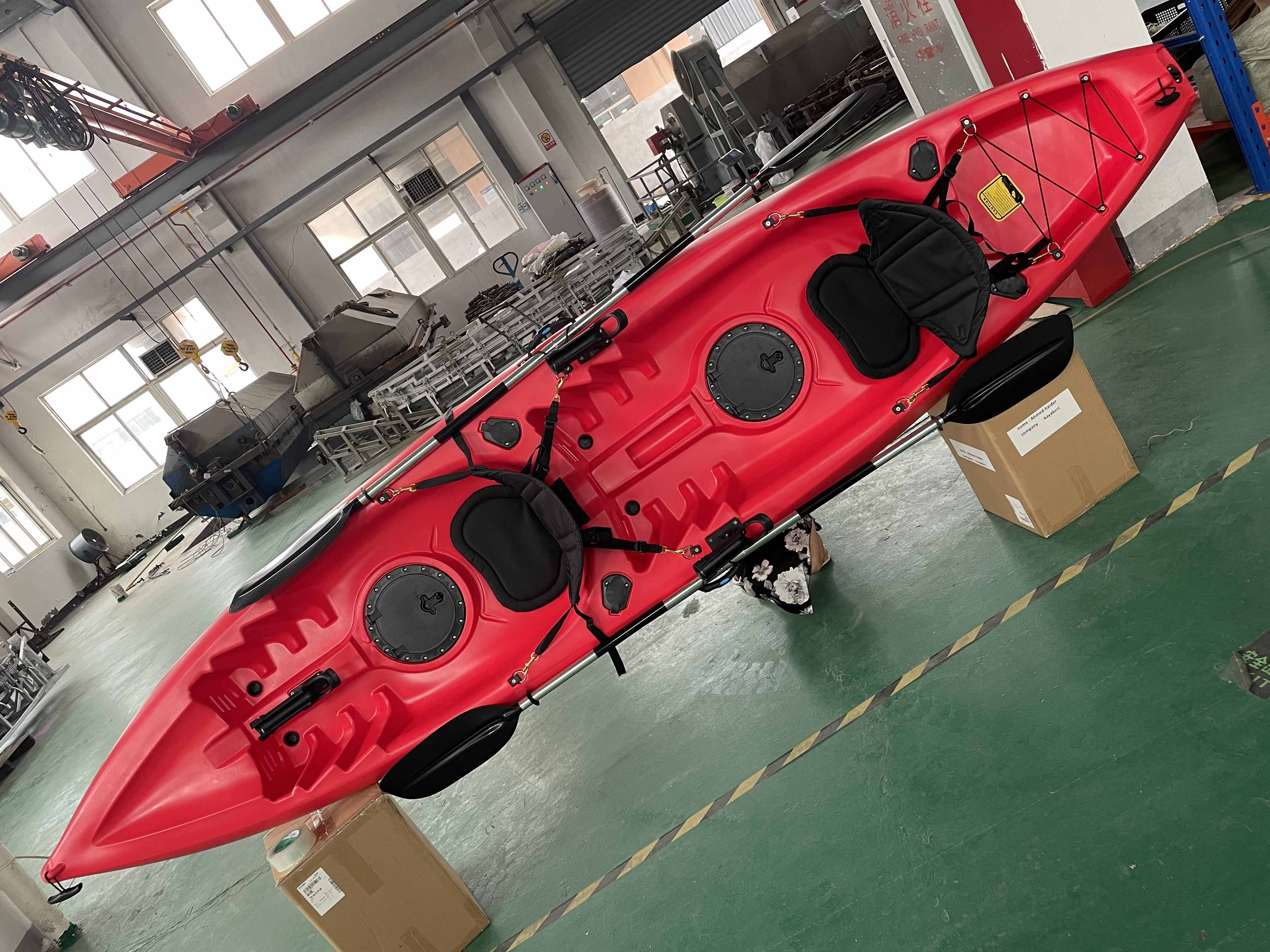 (RP-SOT380Tandem/River)12.6ft rotomold play tandem kayak