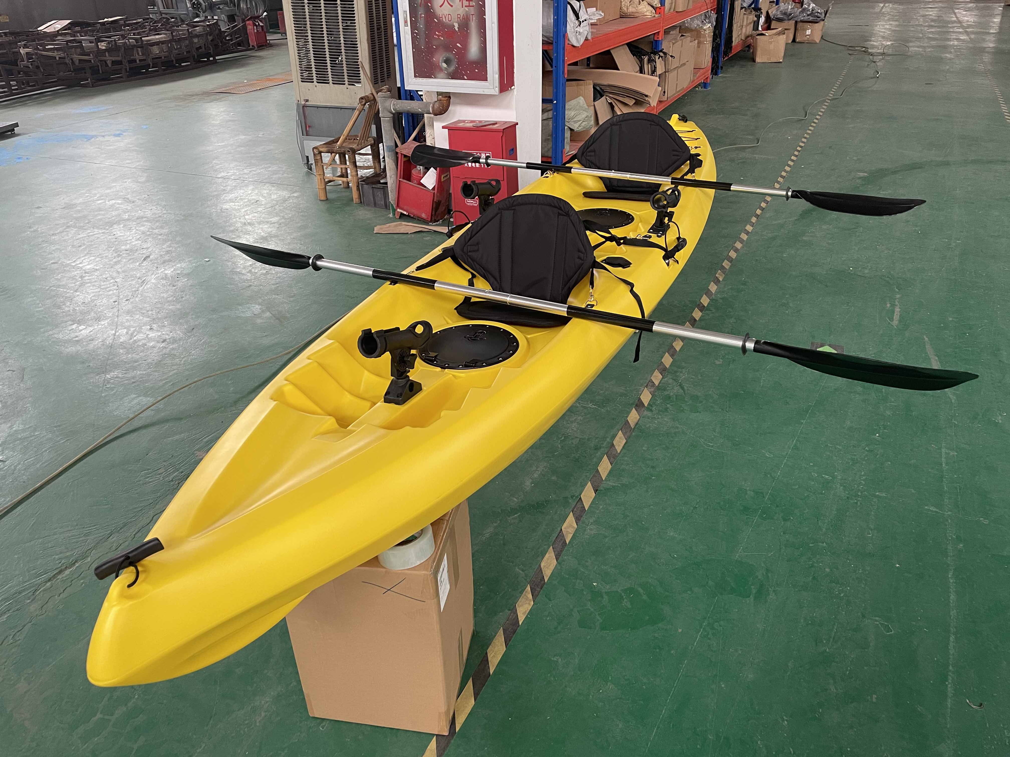 (RP-SOT380Tandem/River)12.6ft rotomold play tandem kayak