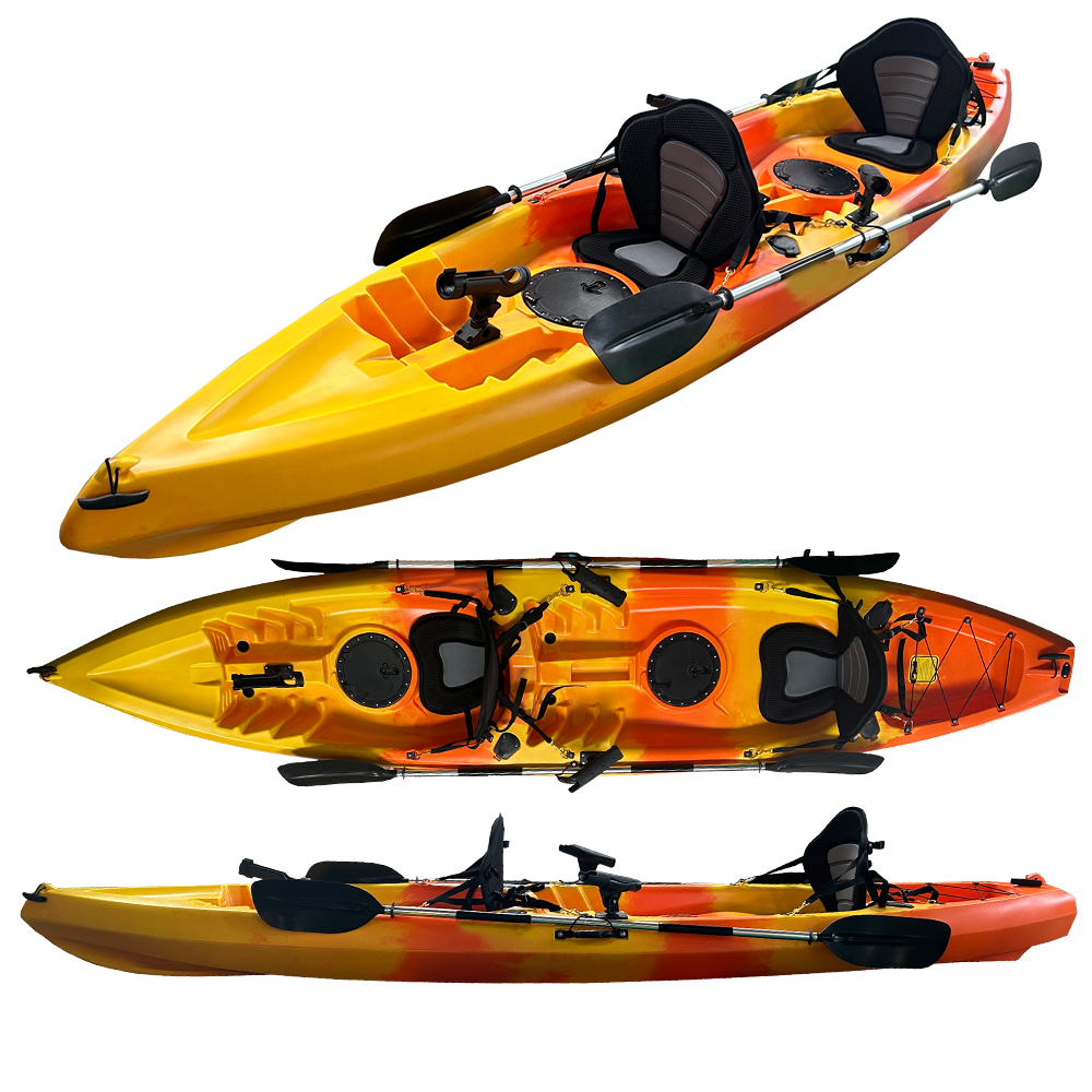 (RP-SOT380Tandem/River)12.6ft rotomold play tandem kayak