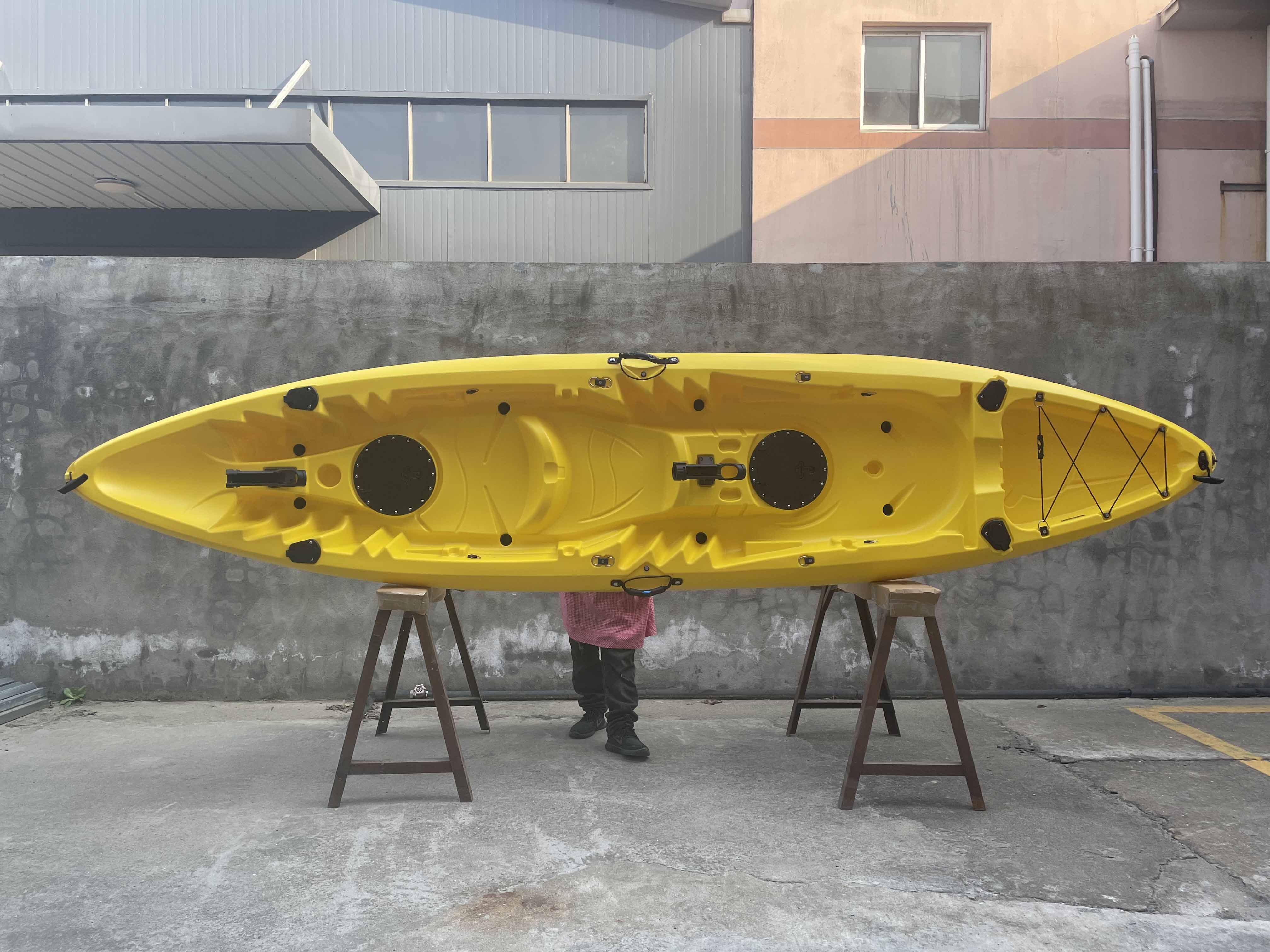 (RP-SOT385(2+1)/Gem) 12.8ft double tandem canoe