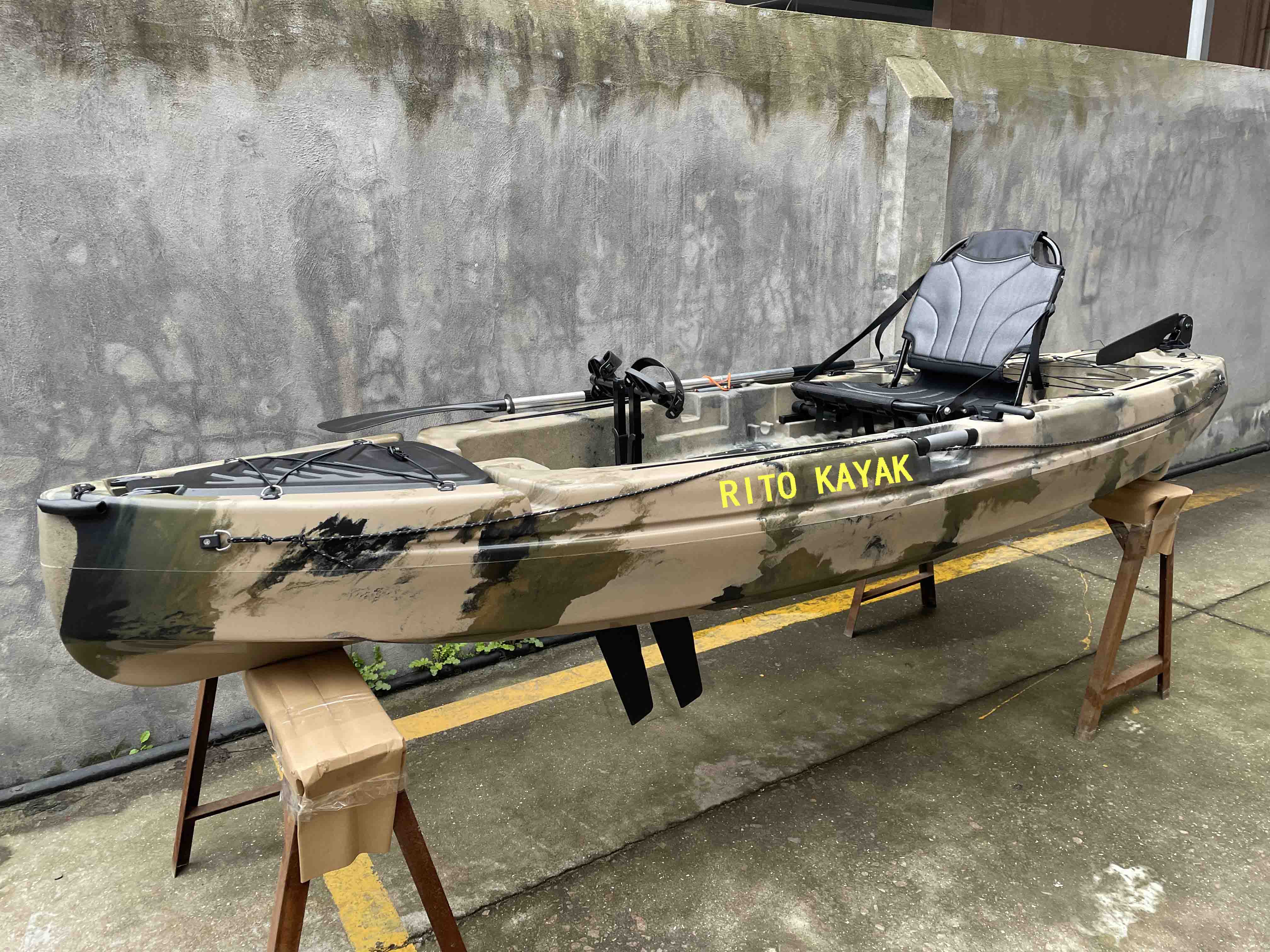 (RP-PK323single/Knight) 10.7ft single flap pedal kayak