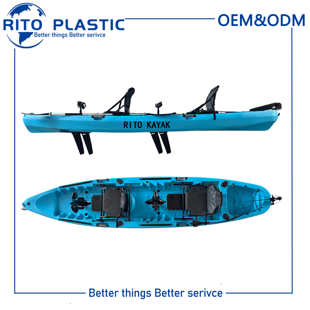 (RP-PK400tandem/Dream) 13.3ft double fishing pedal kayak