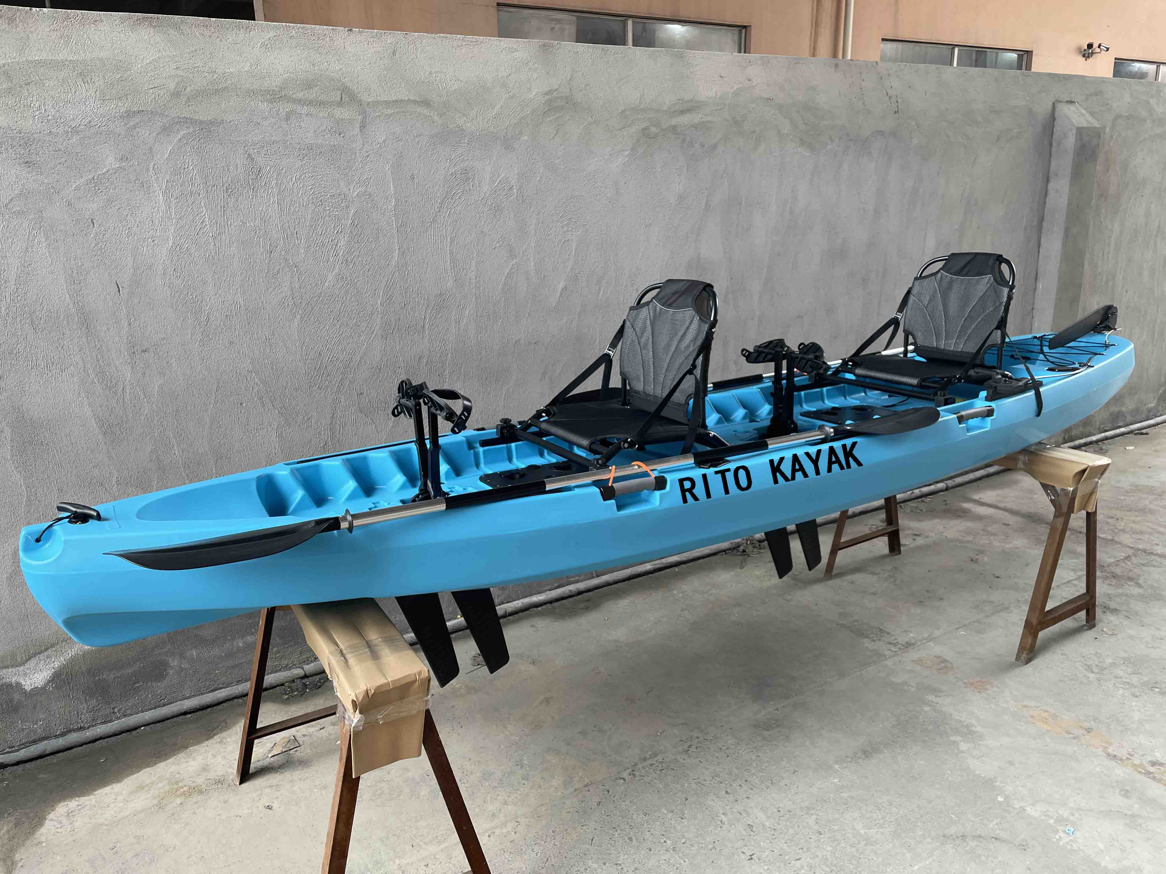 (RP-PK400tandem/Dream) 13.3ft double fishing pedal kayak