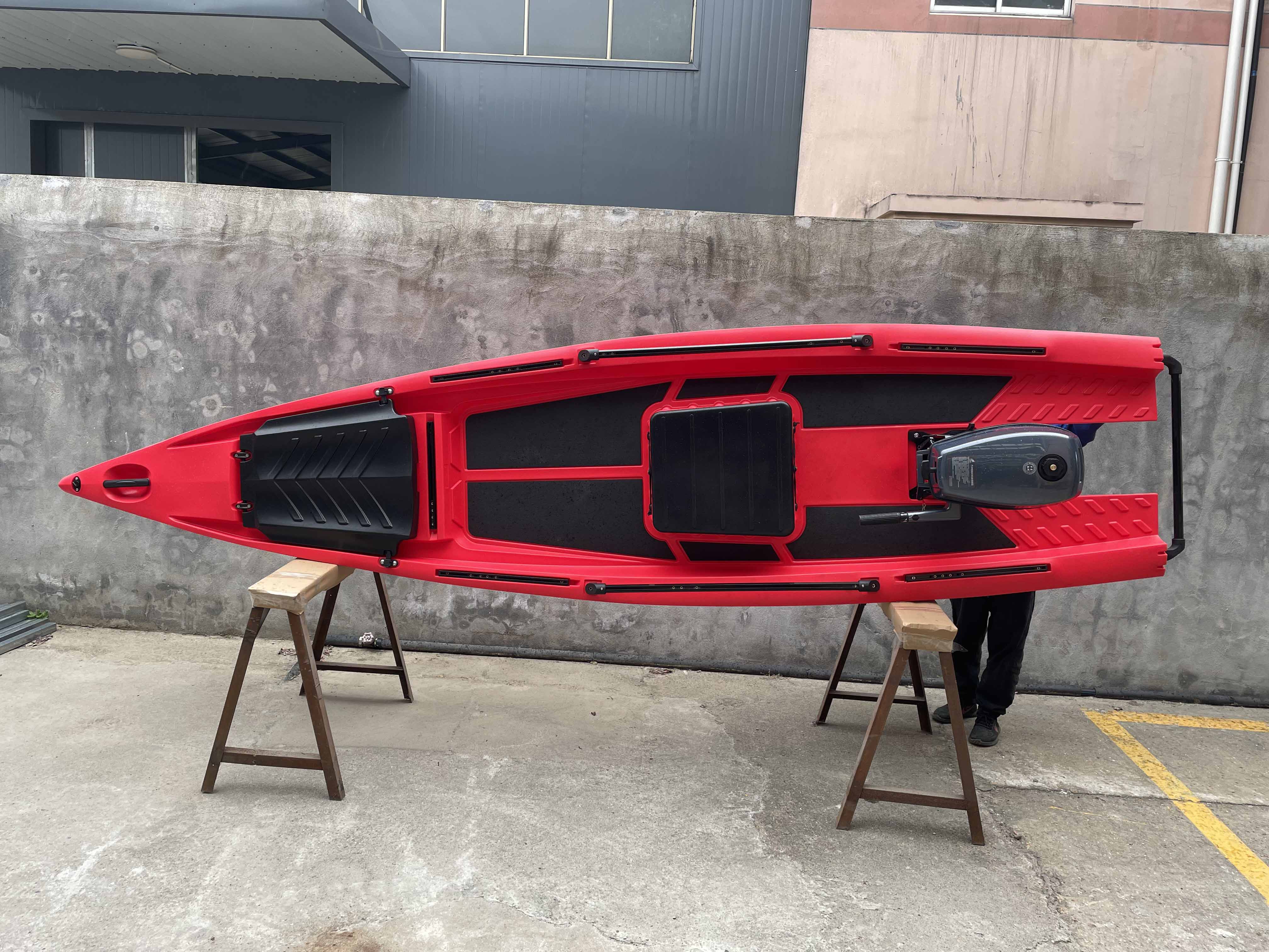(RP-SS400single/solo skiff) 13.3ft motorized kayak solo skiff