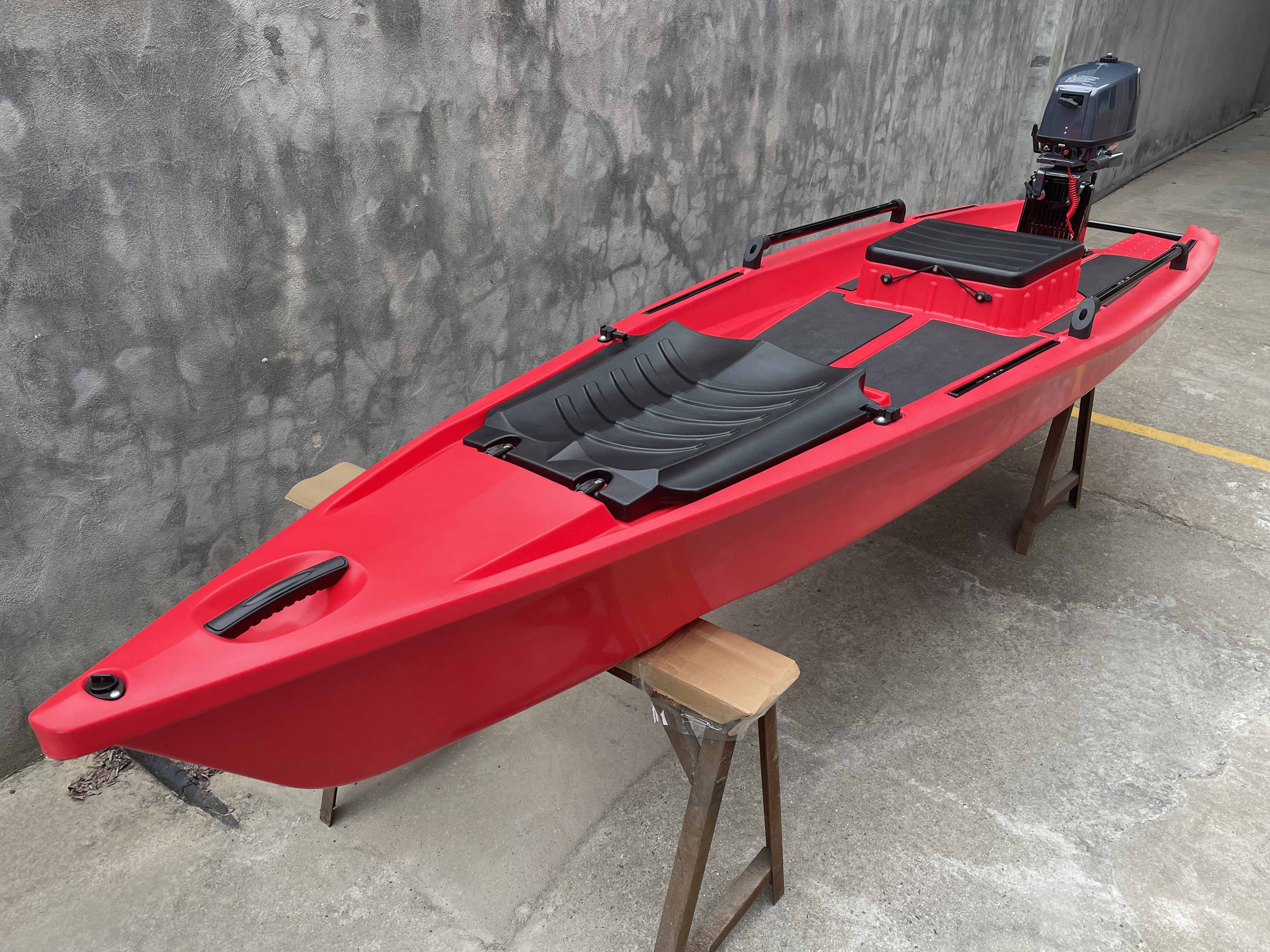 (RP-SS400single/solo skiff) 13.3ft motorized kayak solo skiff