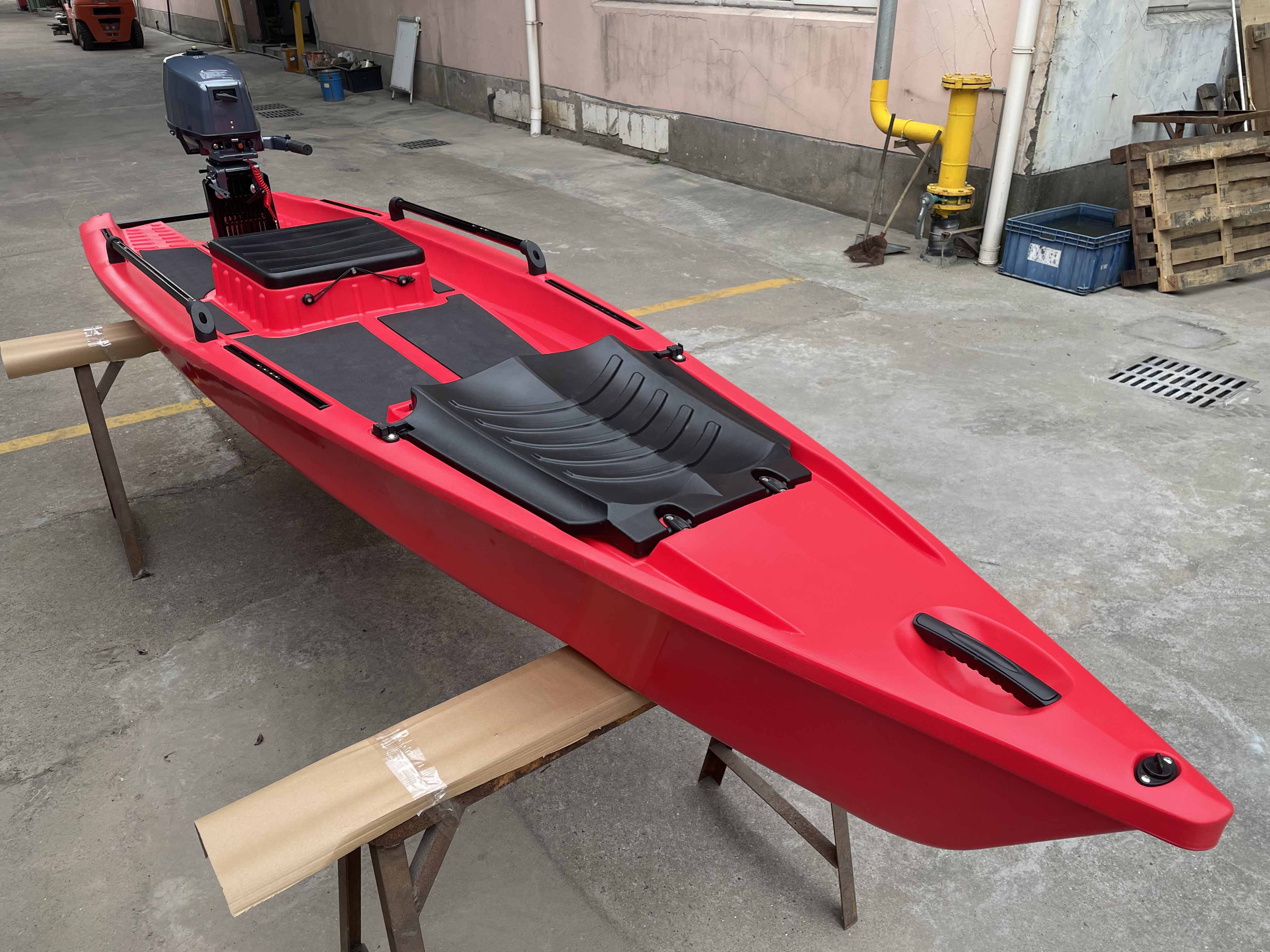 (RP-SS400single/solo skiff) 13.3ft motorized kayak solo skiff