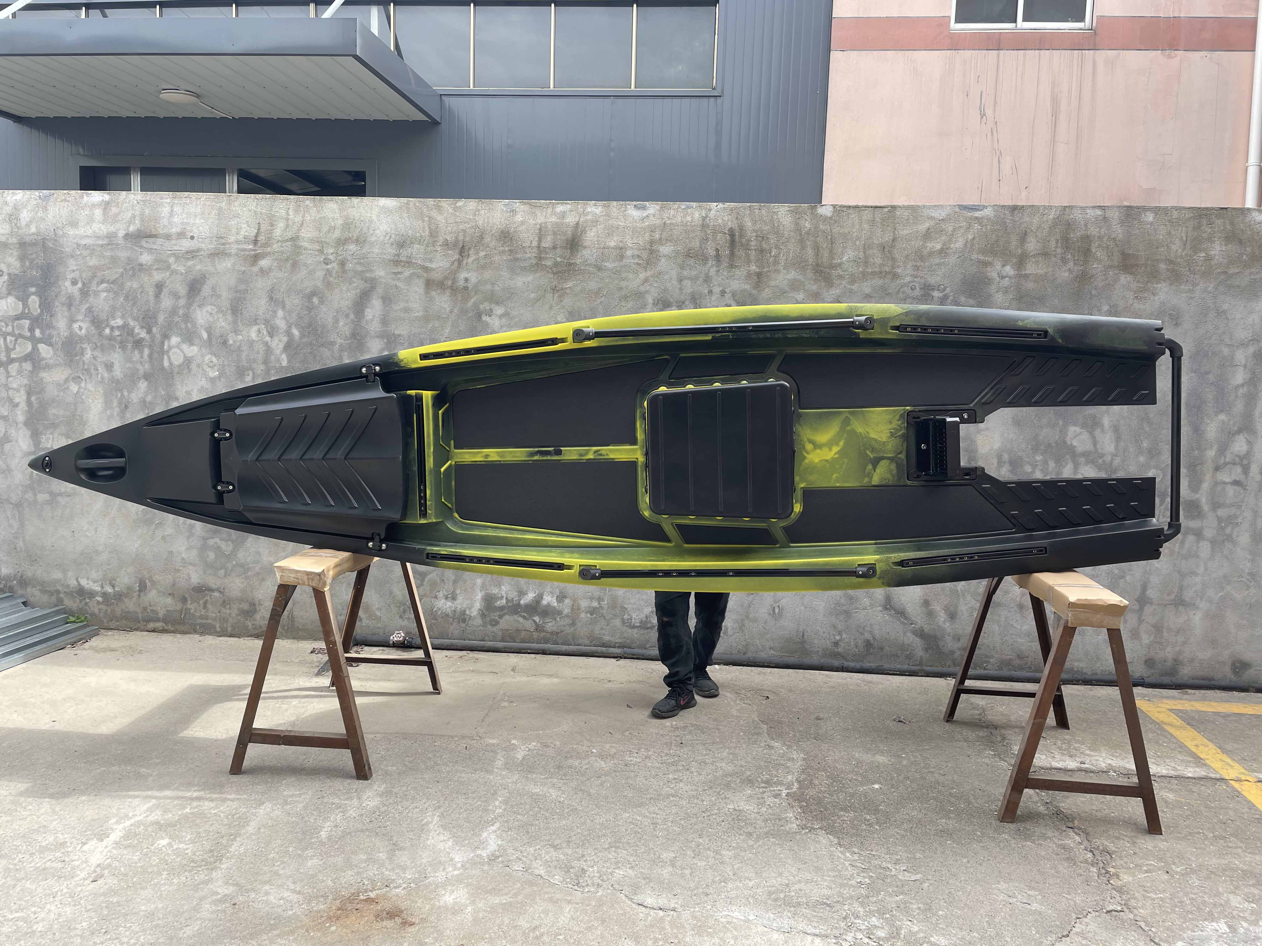 (RP-SS400single/solo skiff) 13.3ft motorized kayak solo skiff