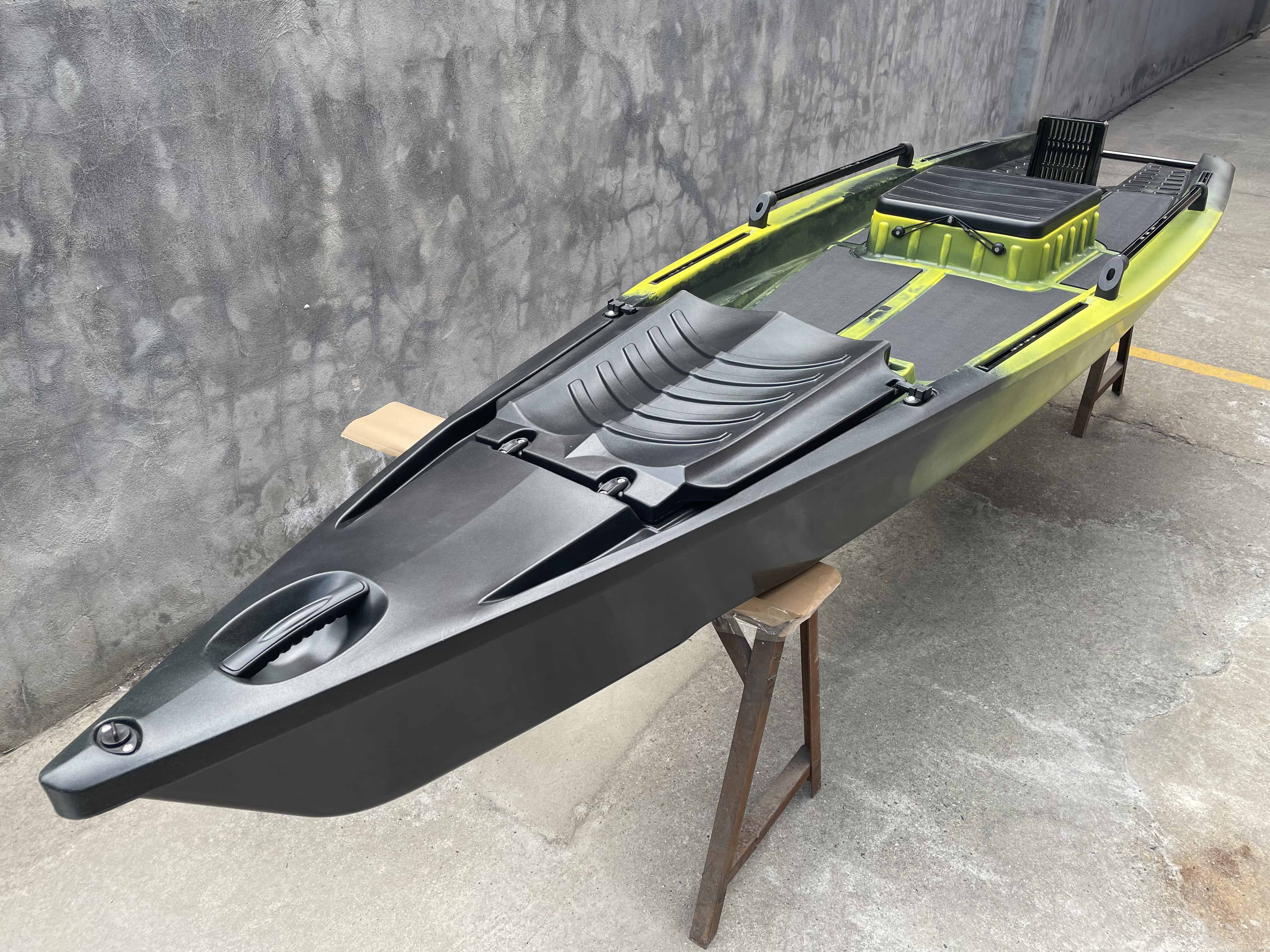 (RP-SS400single/solo skiff) 13.3ft motorized kayak solo skiff
