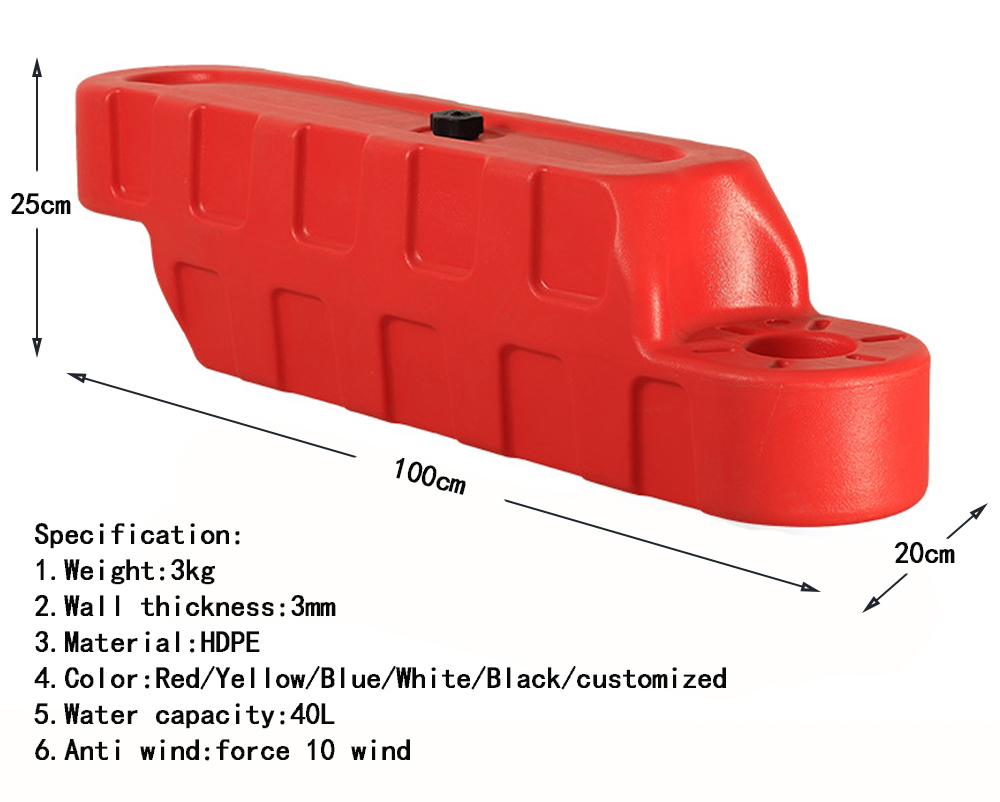 (RP-KBBM2) 1000x200x250mm kart barrier for track