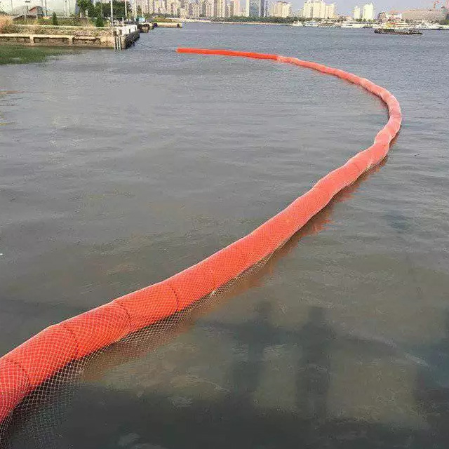 (RP-FB) PE marine waterway foam filled floating barrier