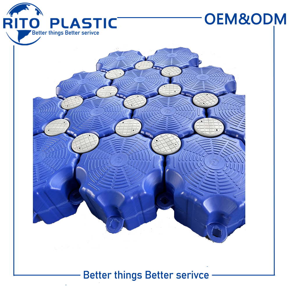 (RP-FPH) hexagon hdpe cheap floating bridge pontoon